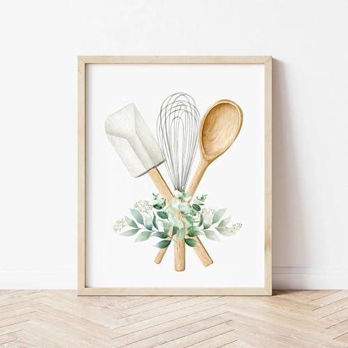 Ustensiles de cuisson affiche murale pour habiller un mur vide de restaurant - 4