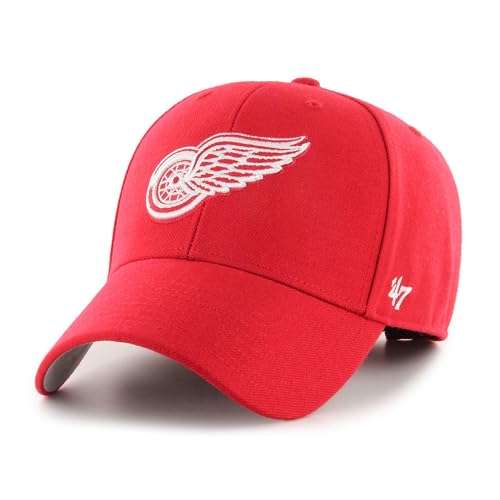 '47 Detroit Red Wings NHL Most Value P. Rouge Casquette Réglable