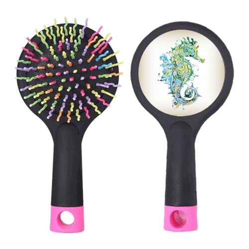 Brosse hippocampe vie marine pour démêler les cheveux mouillés à la plage