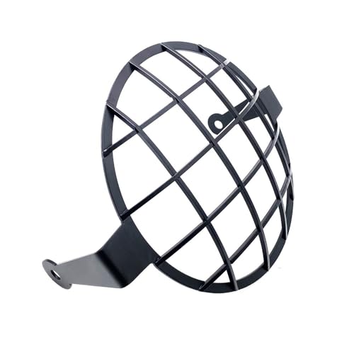 Protecteur cache phare Himalayan & Scram 411 (2022-2023) - Grille de protection noire pour moto