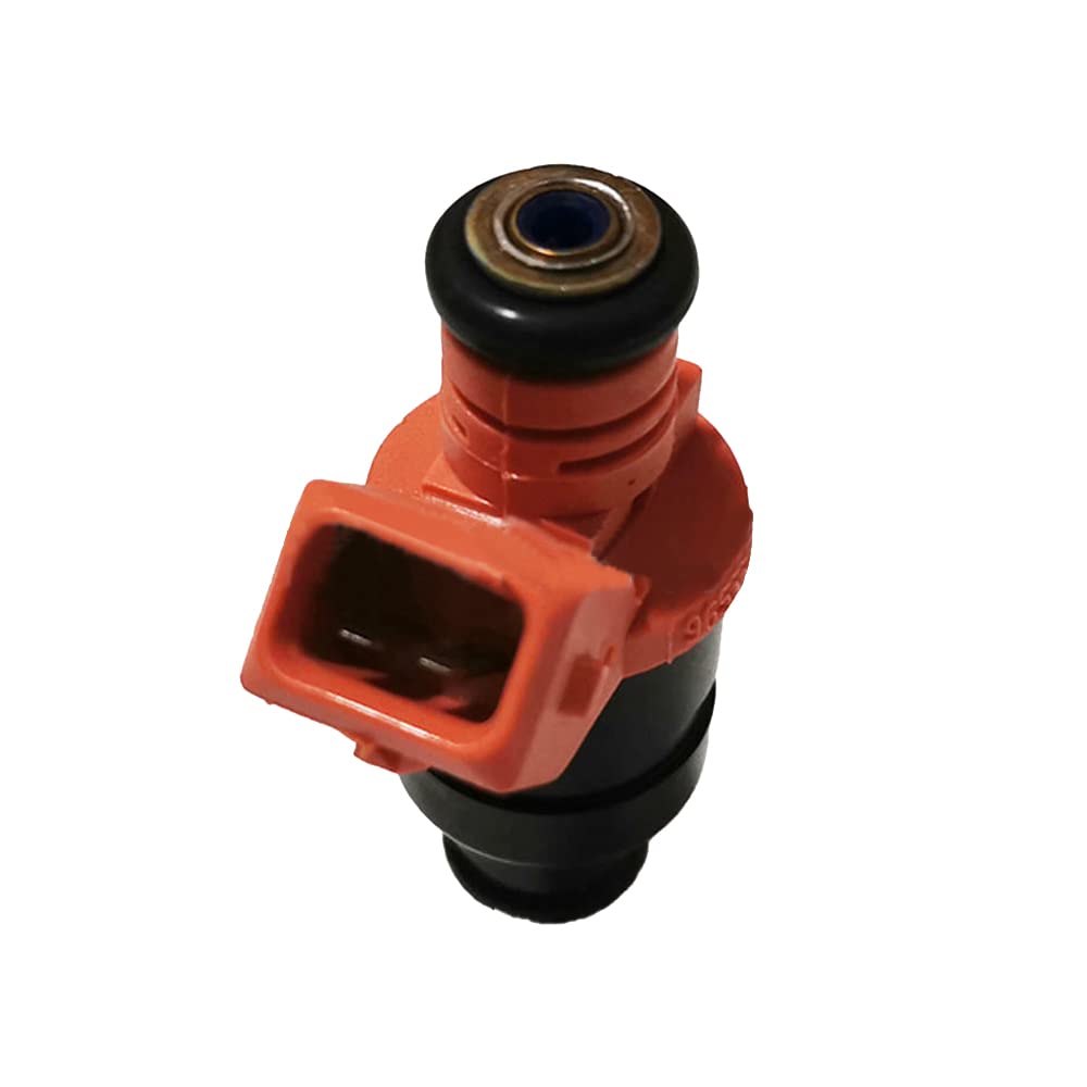 Riloer 3pcs Iniettori Carburante Motore Sostituire Accessori, Compatibile con C-HEVROLET M-ATIZ 2011-2015 P-ONTIAC M-ATIZ 2004-2010, 96620255 96518620 ADG02801, Nero + Arancione