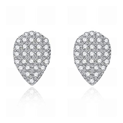 Boucles d'oreilles anti-allergiques en acier inoxydable et cristaux pour oreilles sensibles