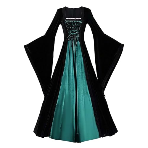 Disfraz victoriano de mujer estilo vestido tradicional irlandés vintage de terciopelo 5