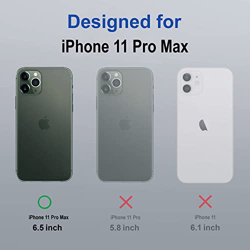 Image of Zapcase Back Case Cover for iPhone 11 Pro Max | Compatible for iPhone 11 Pro Max Back Cover | Scratch-Resistant Back Cover | Sierra Blue