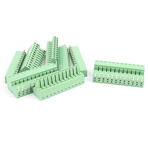 Conector de bloque de terminales para PCB de 12 pin con paso de 3,81 mm 2