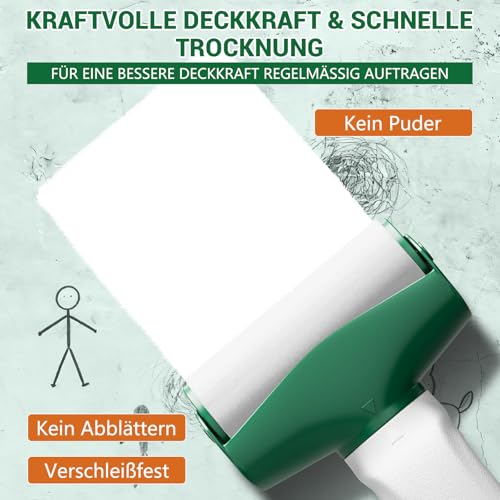 TUT Wandfarbe Ausbessern Weiss 500g - image 5