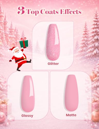 Image of Beetles Christmas Gel Nail Polish Kit with U V Light, 35Colors Gel Nail Set