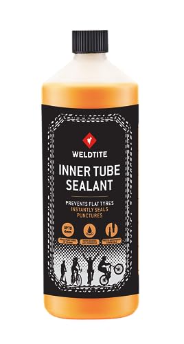 WELDTITE Inner Tube Sealant Refill - Instantly Seals Punctures - Puncture Prevention & Repair for Bike Tyres 1 Litre