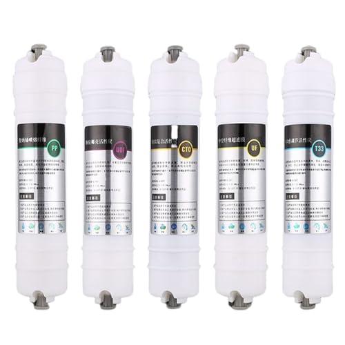 Filtro de purificación de agua de ultrafiltración de cinco etapas, conexión rápida para el hogar, elemento de filtro de algodón PP de 10 pulgadas y elemento de filtro de carbón activo