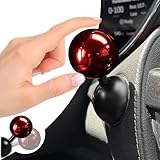 Electroplating Car Joystick Push Start Button Cover, Metal Push to Start Accessories, Car Starter Engine Start Stop Button Cover, Cool Car Accessories Interior Decor Push to Start Button Rocker,（Red）