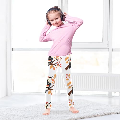 Girls Leggings Woodpecker Bird Toddler Girls Clothes Leggings for Girls Toddler Girls Leggings 3-4T4
