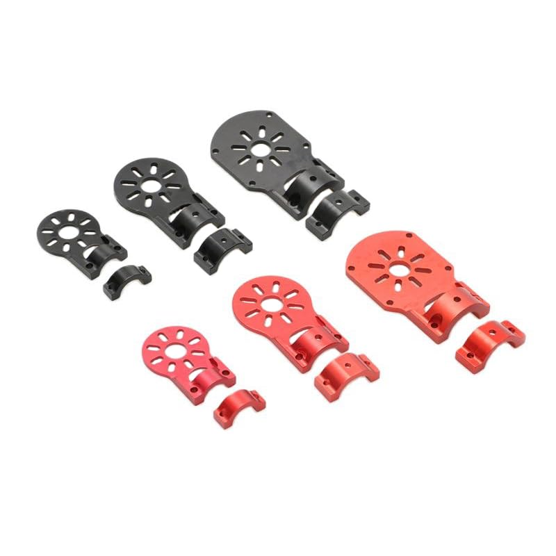 4PCS RC Drone Metal 12mm 16mm 18mm Silnik Mocowanie Siedzenia dla 2212 2216 3508 Silniki Bezszczotkowe Mini Quadcopter Hexacopter Rama(16mm red)