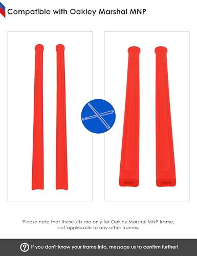 Image of BLAZERBUCK Replacement Ear Socks for Oakley Marshal MNP OX8091 Eyeglass