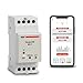 VEMER VE794600 ENERGY WIFI - Contatore Energia Elettrica WiFi per Sistemi Monofase, Misuratore Consumo Elettrico con APP, Installazione su Barra DIN, Bianco