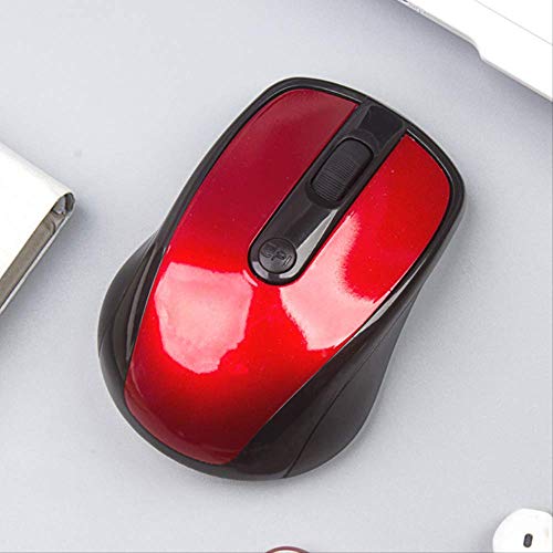 Souris sans fil rouge universelle pour ordinateur portable et bureau