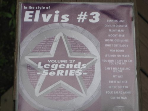 LEGENDS Karaoke CDG #27 All Choice Hits of ELVIS PRESLEY Vol.3