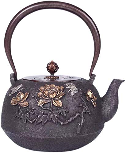 Vintage-Teekanne Mit Blumenmuster Und Integriertem  Produktbild-Vorschau 4