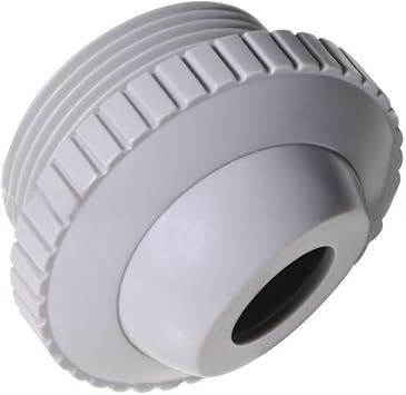 Rotating Pool Eyeball Jet Fitting 360 Degree Adjustable Flow(Gray)