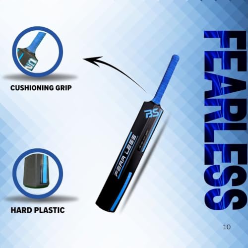 Image of BARKHA Full Size Plastic Turf Cricket Bat for Men, Tennis & Wind Ball
