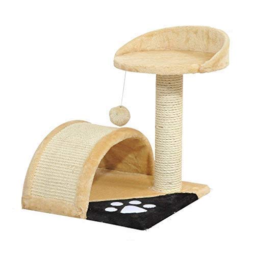 PSK PET MART Cat Tree Scratching Post with Bed and Toys (Medium) (B08L26P8DW) Amazon Price History, Amazon Price Tracker