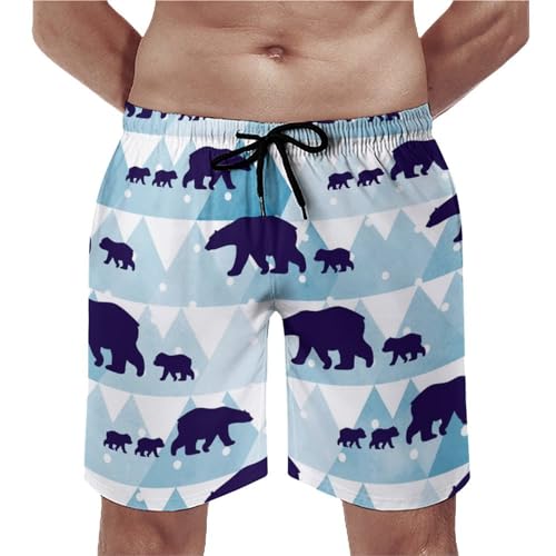 Maillot de bain séchage rapide ours polaire idéal pour vos journées plage