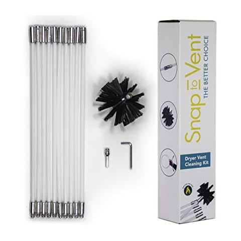 14' Quick Snap Cleaning Kit with Drill Attachment for Dryer Hose and Vent Duct Cleaning - Ziggurat Products Cover