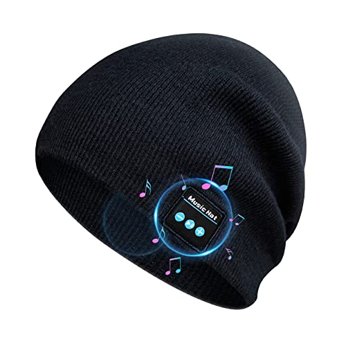 Dolxico Berretto Bluetooth Con Luci LED Integrate - Regalo Unico Uomo/Donna - Caldo E Taglia Unica