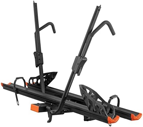 CURT 18088 Aluminum Tray-Style Platform Bike Rack Hitch Mount, Fi...