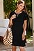 Dokotoo Black Summer Dresses for Women Sundresses Mini Petite Dress Plus Size Spring Fashion 2025 Elegant Classy Holiday Vacation Casual Sun Dresses Beach Spring Cute Elegant Beach Dress
