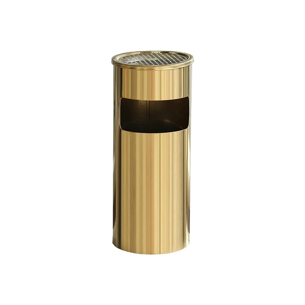 Popielniczka domowa popielniczka kosz na śmieci na zewnątrz koc winda korytarz popielniczka ze stali nierdzewnej kosz na śmieci kwadratowy cylinder popielniczka z pokrywką (kolor: G)