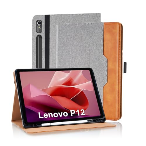 Coque Lenovo Tab P12 protégez votre écran 12.7 pouces avec cet étui antichoc gris