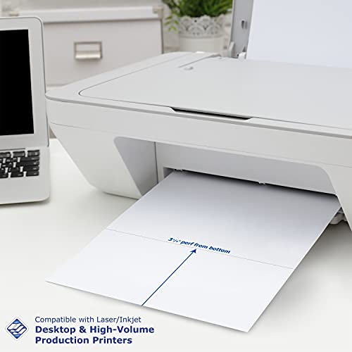 Printworks Professional 3 3/4" Perforated Paper, 500 Sheets, 20 Lb, White (04331) #TOP4