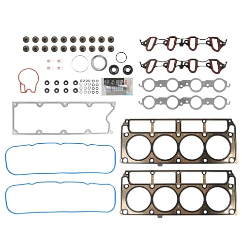 Image of Torchbeam Head Gasket Kit, Engine Cylinder Head Gasket Set Fit for Chevy Silverado Suburban 1500 Tahoe /GMC Sierra Yukon XL 1500 2002-2011, Avalanche Express 2500 Savana 4.8L 5.3L, Replace# HS9292PT