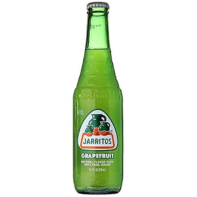 Jarritos Mexican Soft Soda Drink, Grapefruit, Mandarin, Lime - Variety Pack, 12.5oz Glass Bottle (Pack of 6, Total of 75 Fl Oz)