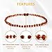Cici's Story Baltic Amber Necklace (14 Inches, Cognac) - Certified Authentic Baltic Amber