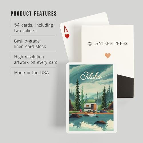Baraja de cartas Póker Idaho Get Outside, 52 cartas miniatura 3