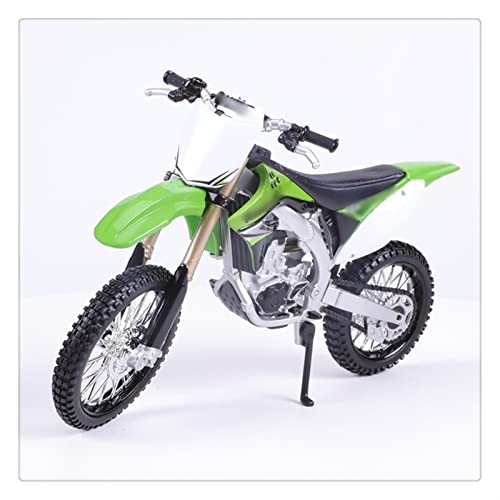Maquette Kawasaki KX 450F 1/12, moto de collection moulée sous pression aux détails réalistes