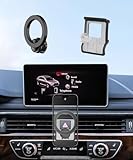 MaserWeller Kfz-Handyhalterung für 2017–2025 Audi A4/A4 Allroad/A5/S4/S5/RS5 Zubehör, 360° drehbare Handyhalterung, kompatibel mit MagSafe, Handyhalterung beeinträchtigt nicht die Lüftungsschlitze