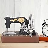 ➤ Este adorno para máquina de coser está hecho de hierro y material de resina, es sólido y duradero.