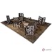 Lighter Creative 44'' x 60'' Anti-Slip Battle Mat for WH40K - Made of Synthetic Leather, 1.5mm Thickness, Rolled Package(Doomsday Barrens)