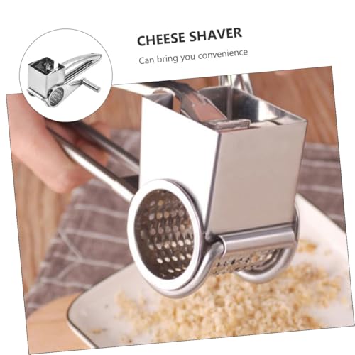 Rallador manual giratorio de queso de acero inoxidable miniatura 3