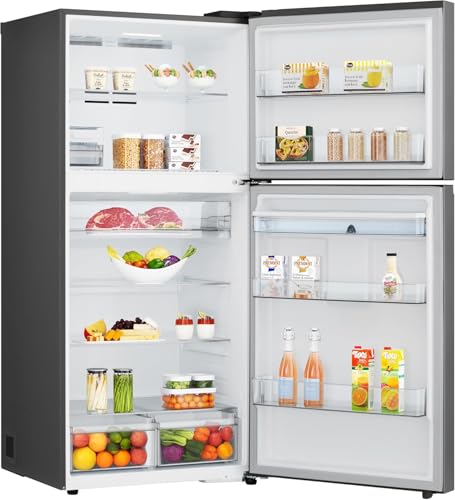LG GTFV61PYBQD Frigorifero Doppia Porta con Dispenser Acqua, Classe E, 609l, Wi-fi, Door e Linear Cooling, Gestione Umidità, Cassetto Zero Gradi, Fabbricatore Ghiaccio, Platinum Silver - 18