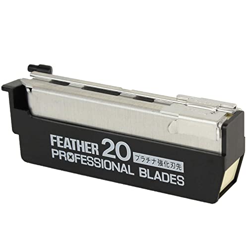 Feather Artist Club Professional Single Edge Razor Blades - (200 Count) - Single Straight Edge Razor Blade Refills For Shaving With Straight Edge Razors - For Men & Barbers - Made In Japan #TOP5