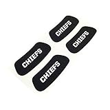 EyeBlack Chiefs Team Sports Under Eye Sticker | College/University, High School, Pro Football, Softball, Baseball, Community Sports, Little League | Easy Stick and Peel | 24 Strips (12 Pairs)