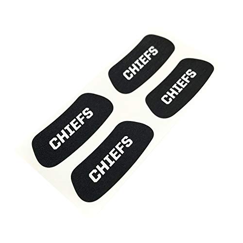 EyeBlack Chiefs Team Sports Under Eye Sticker | College/University, High School, Pro Football, Softball, Baseball, Community Sports, Little League | Easy Stick and Peel | 24 Strips (12 Pairs)