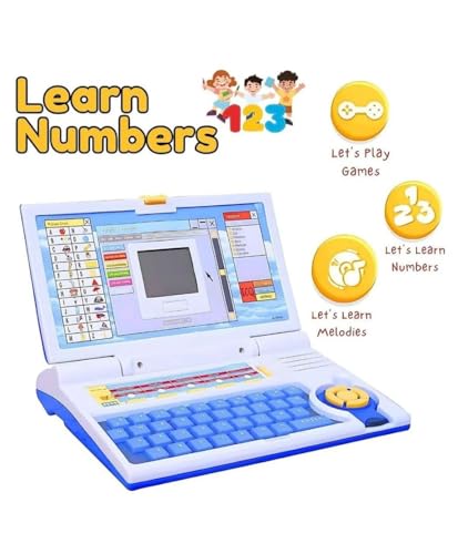 Image of Braintastic English Learner Kids Laptop with Mouse Control, 20 Activities for Learn & Play for 3+ Year Old (Laptop with Mouse)