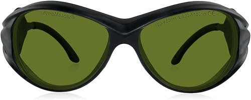 Miniatura 8 de FreeMascot Gafas de seguridad láser profesionales OD 8+ 190nm-450nm800nm-1100nm de longitud de onda