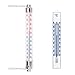 Produktbild Lantelme Wiener Fensterthermometer Kunststoff Thermometer Set Analog Innen Außen Garten Fenster Temperaturanzeige 2501