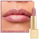 Oulac Metallic Shine Baby Pink Lipstick for Women, High Impact Lipcolor with Moisturizing Creamy Formula, Vegan Beauty Full-Coverage Lip Color 4.3 g/0.15 oz (Baby Angel(13))