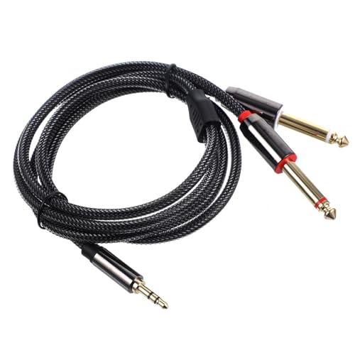 Cable divisor de audio 5mm a 6.35mm 1m